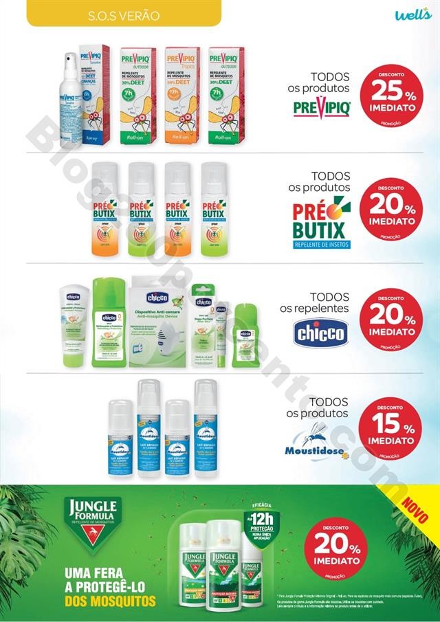 Antevisão Folheto WELLS Verão Promoções de 18 