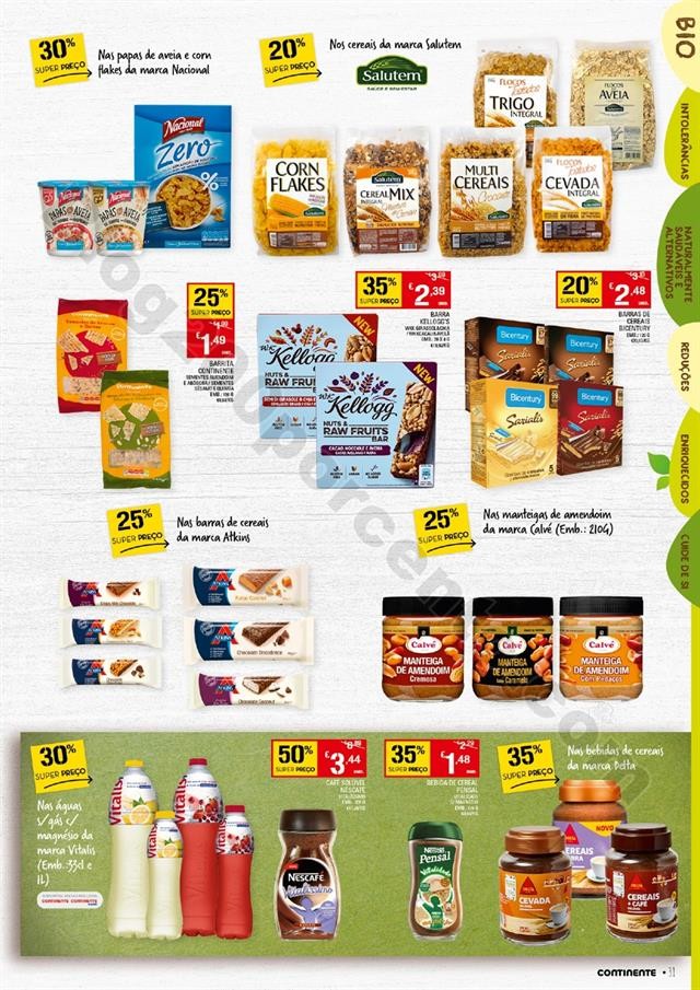 Antevisão Folheto CONTINENTE Feira Vida Saudável