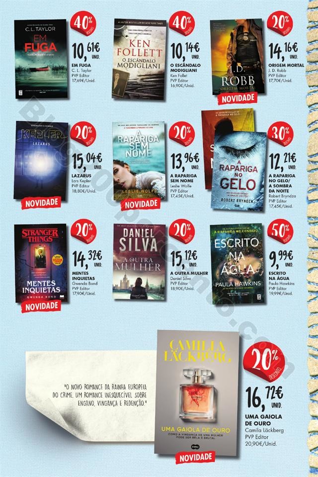 Antevisão Folheto PINGO DOCE Bazar Livros Promoç