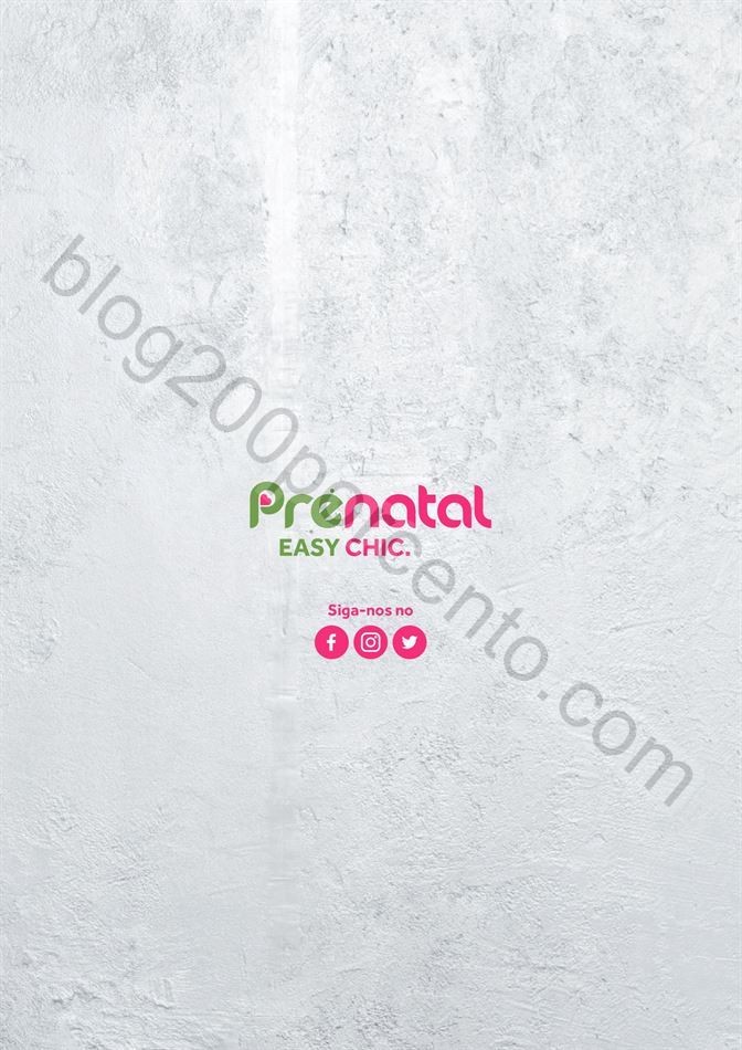 Novo Folheto PRÉNATAL Promoções até 31 dezembr