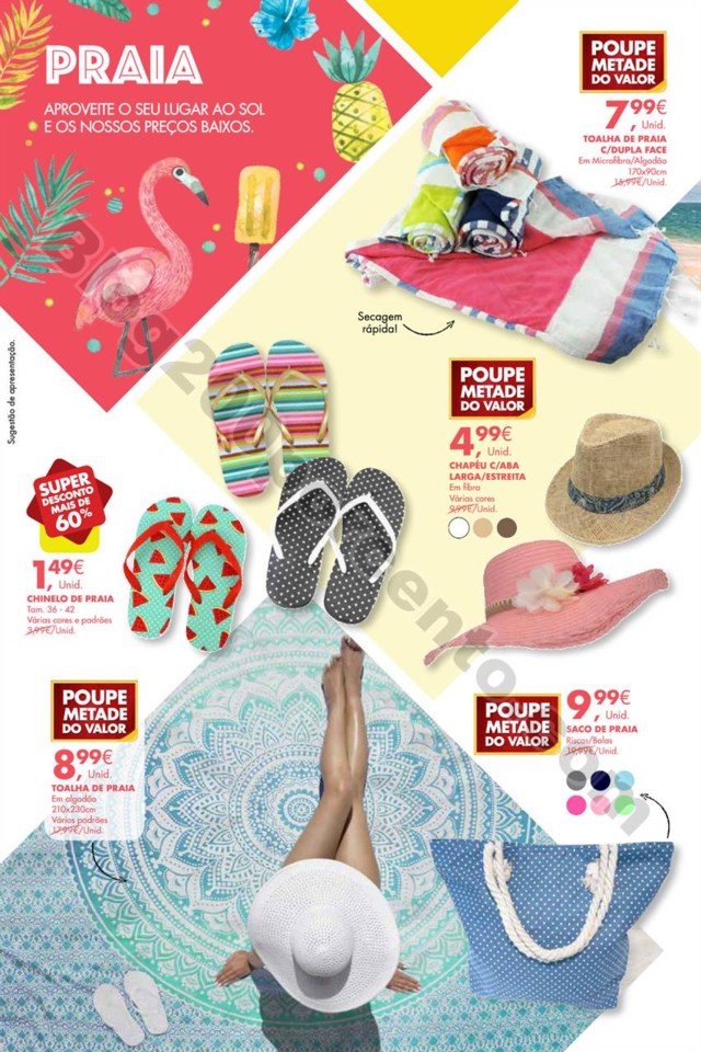 Antevisão Folheto PINGO DOCE Bazar verão promoç