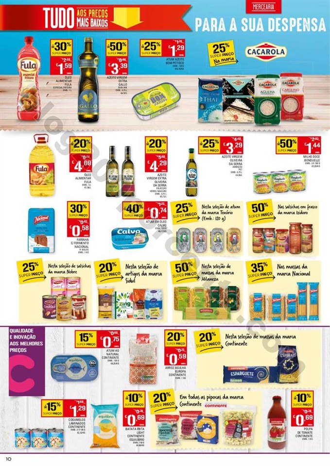 Antevisão Folheto CONTINENTE Promoções de 11 a 