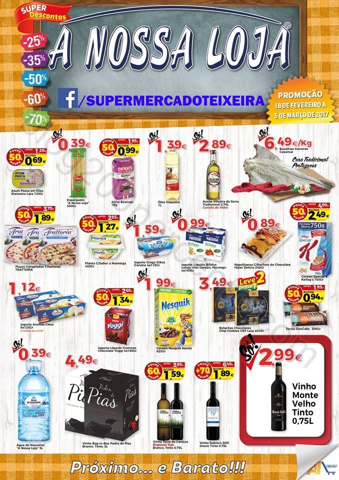 Antevisão Folheto A NOSSA LOJA Promoções de 18 