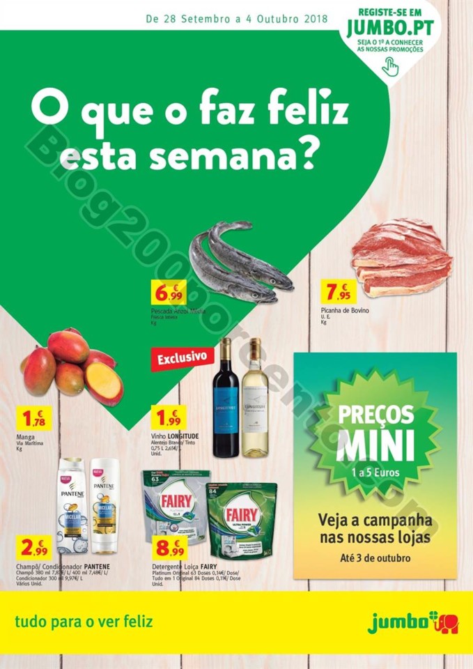 Antevisão Folheto JUMBO Promoções de 28 setembr