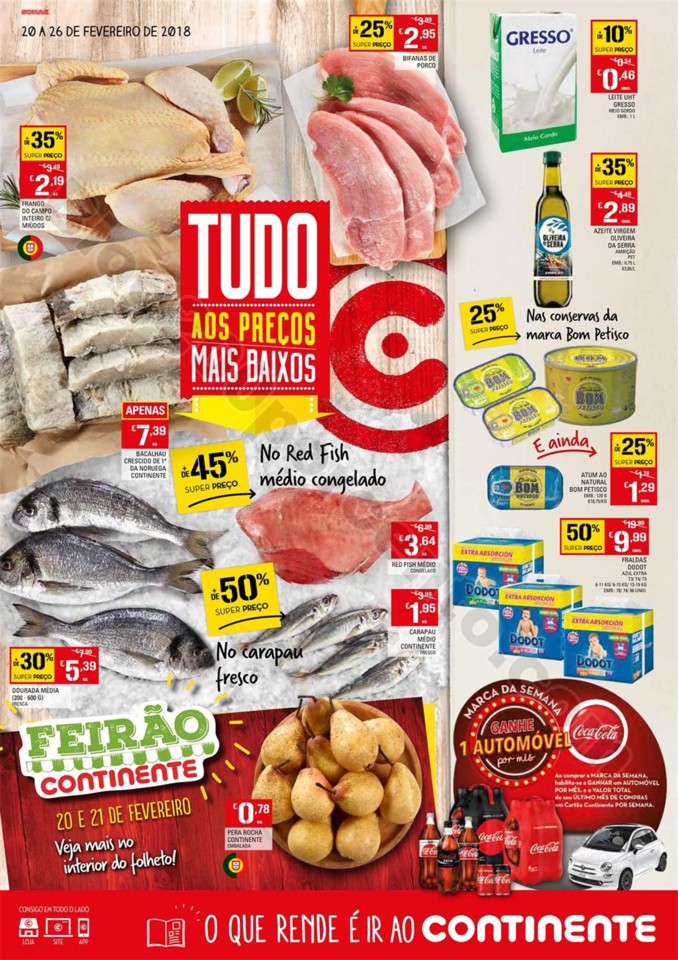 Antevisão Folheto CONTINENTE Promoções de 20 a 
