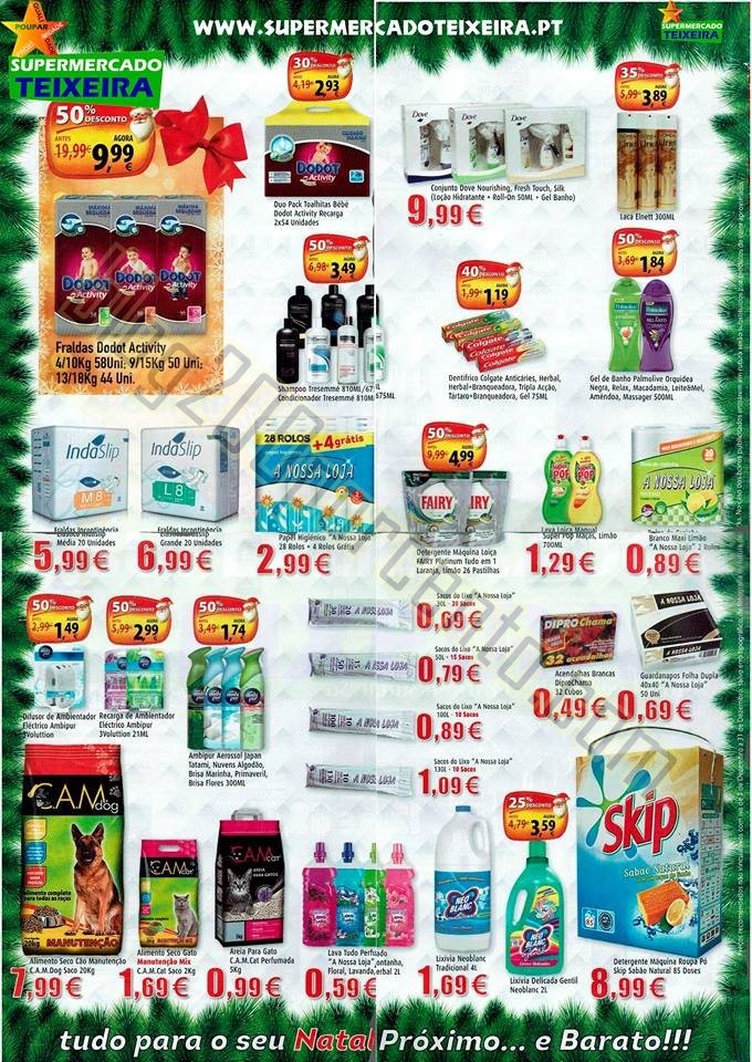 Antevisão Folheto A NOSSA LOJA Natal promoções 