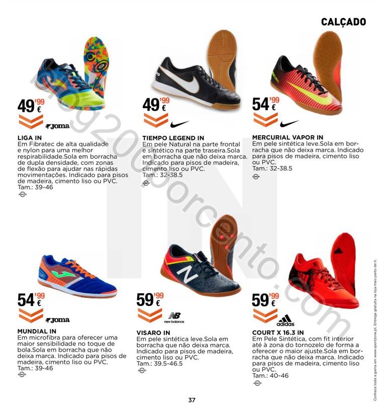 Novo Folheto SPORT ZONE Especial Futebol promoçõ