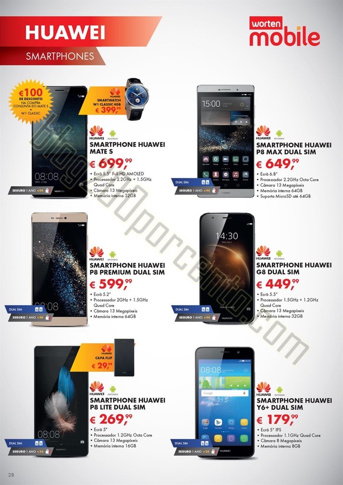 Novo Folheto WORTEN Mobile promoções de 3 a 31 d
