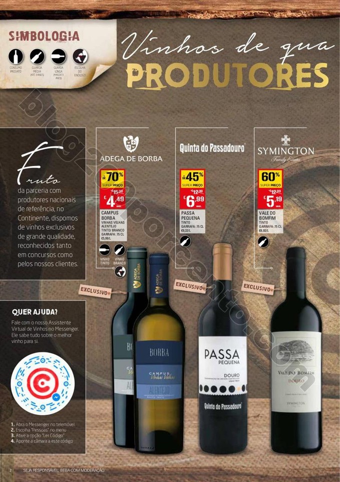 Antevisão Folheto CONTINENTE Vinhos promoções d