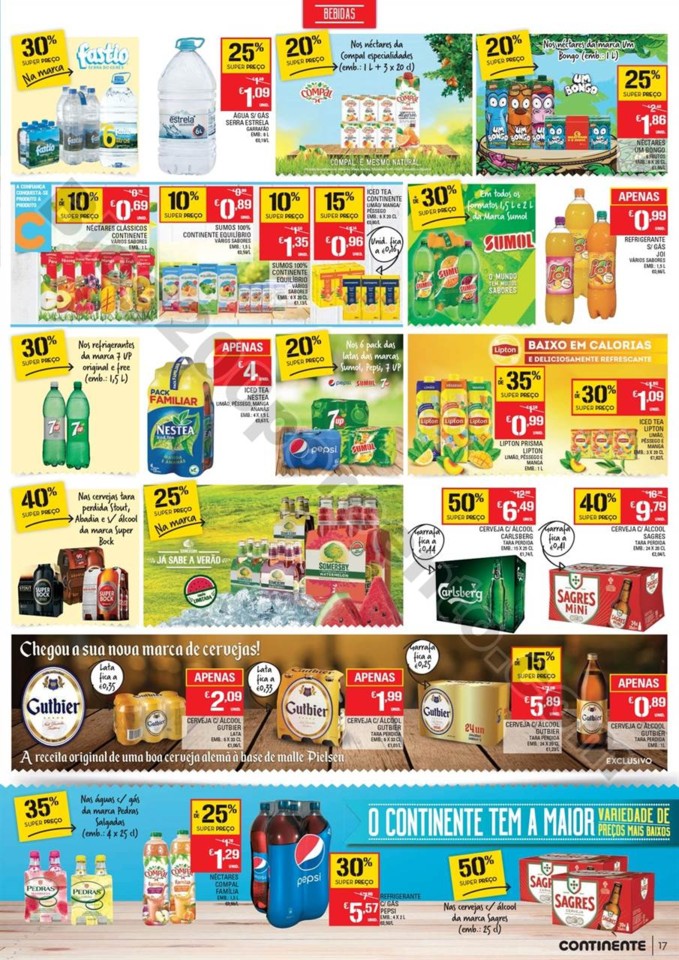 Antevisão Folheto CONTINENTE Promoções de 15 a 