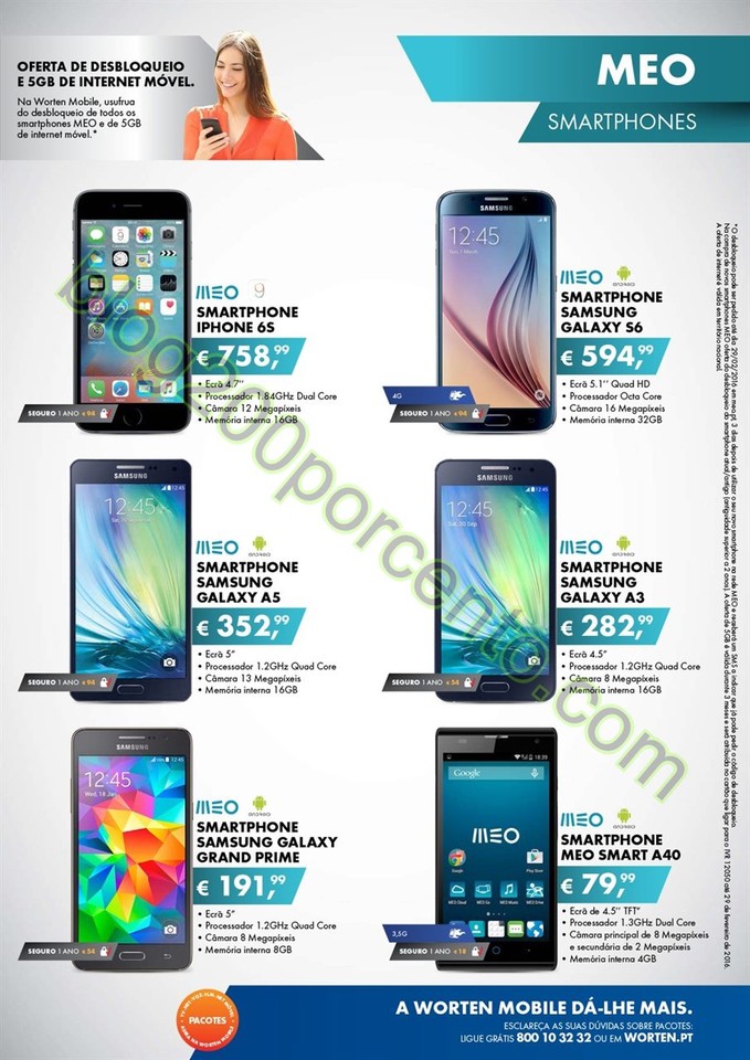 Antevisão Folheto WORTEN Mobile de 4 fevereiro a 