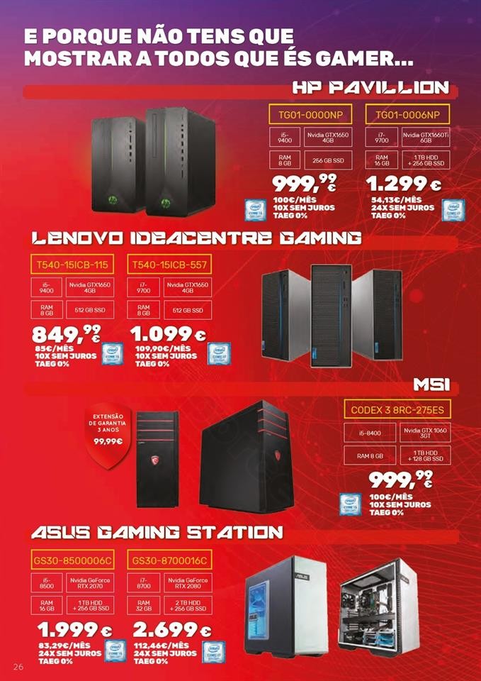 Antevisão Folheto WORTEN Gamer Promoções até 1