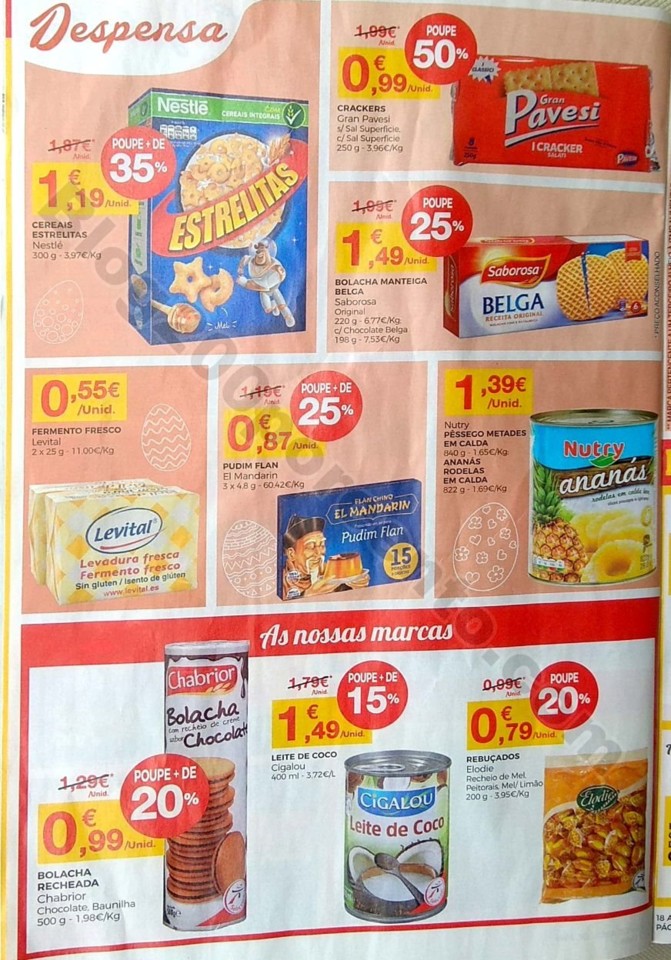 Intermarché Folheto promoções de 18 a 24 abril 