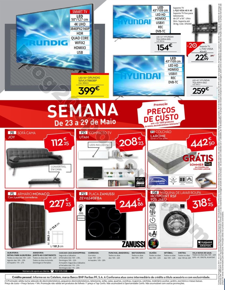 Antevisão Folheto CONFORAMA Promoções de 9 maio