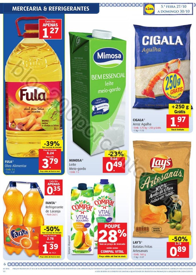 Antevisão Folheto LIDL Promoções de 27 outubro 