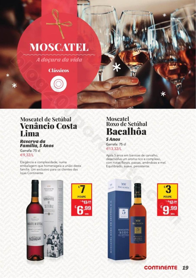 Antevisão Folheto CONTINENTE Bebidas Natal promo