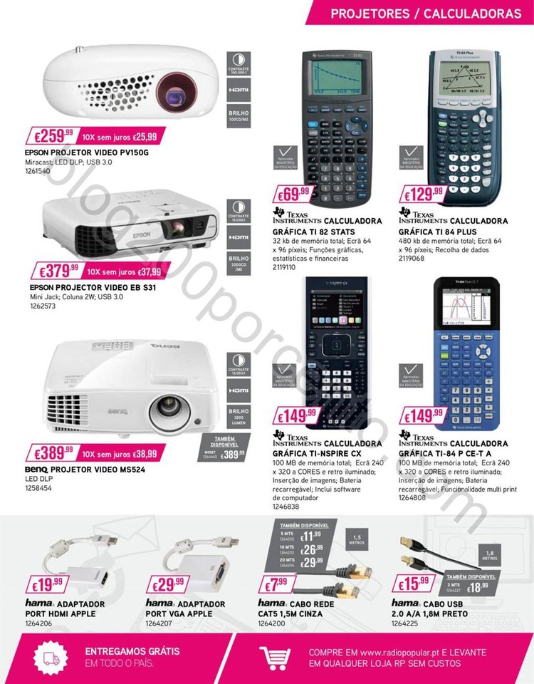 Novo Folheto RADIO POPULAR Regresso às aulas de 2