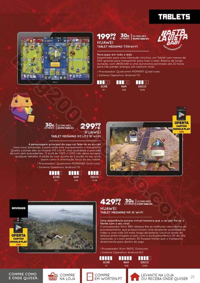 Antevisão Folheto WORTEN Gaming promoções de 26