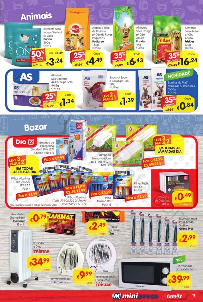 Antevisão Folheto MINIPREÇO Family promoções d