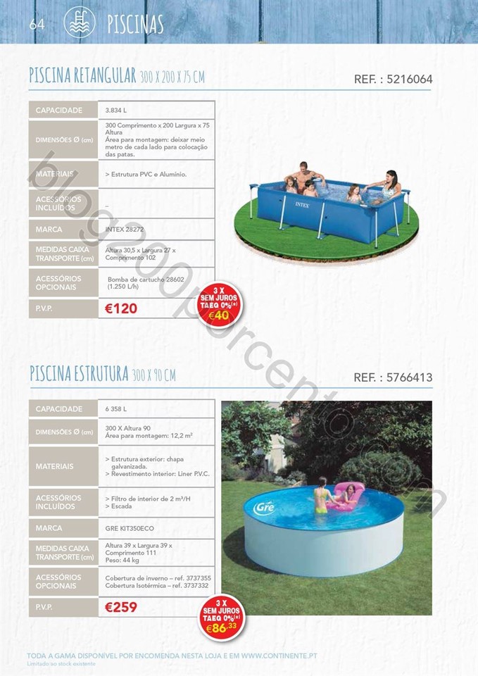 Novo Folheto CONTINENTE Ar Livre até 15 agosto p6