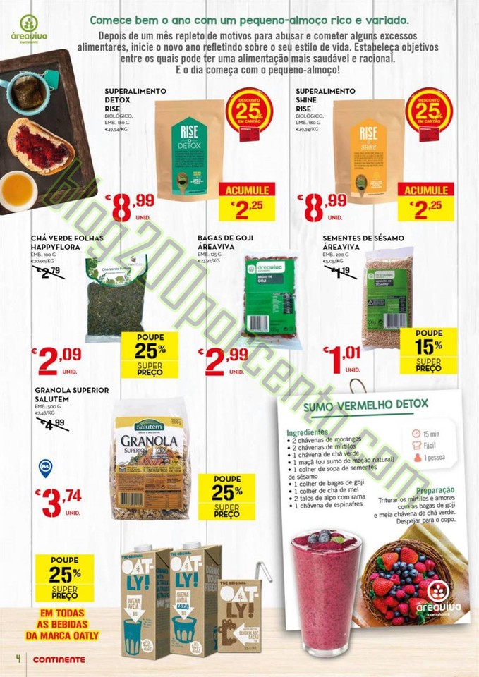 Antevisão Folheto CONTINENTE Áreaviva promoçõe