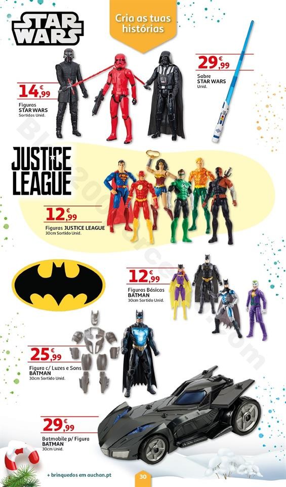 Folheto Brinquedos Natal AUCHAN Promoções de 8 n