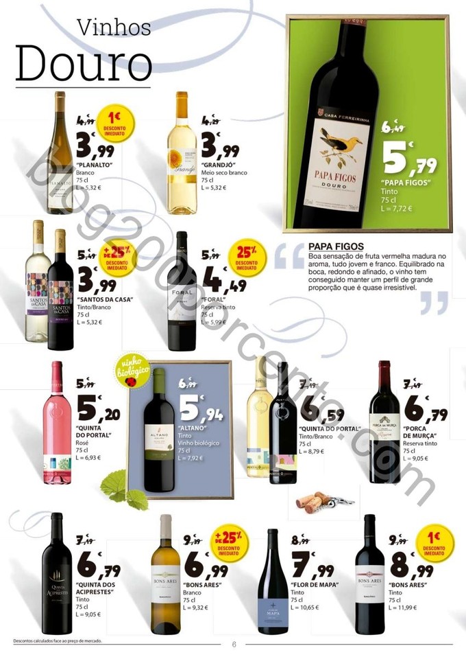 Antevisão Folheto E-LECLERC Vinhos promoções de