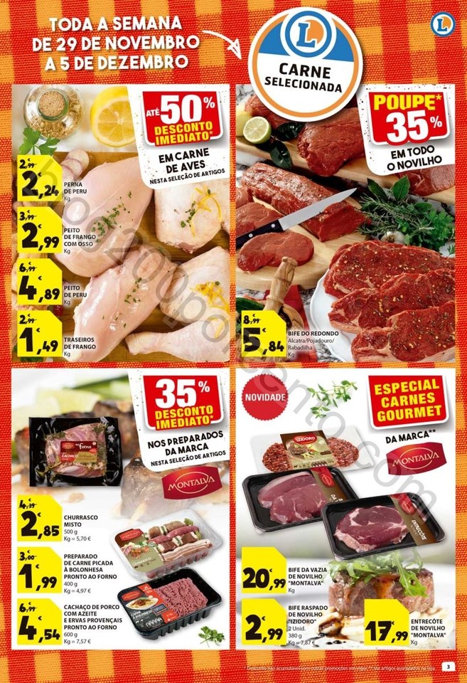 Antevisão Folheto E-LECLERC Promoções de 29 nov