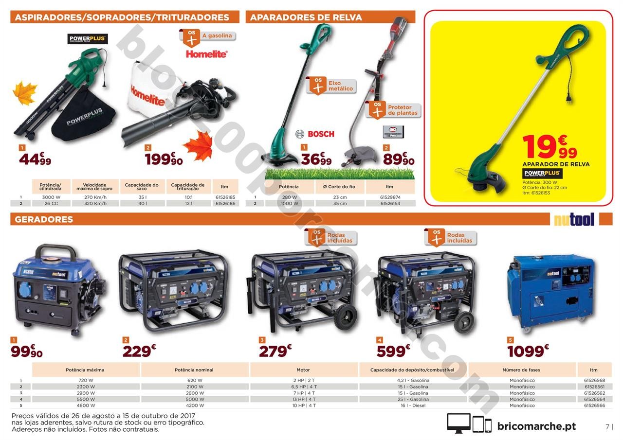 Novo Folheto BRICOMARCHÉ promoções até 15 outu