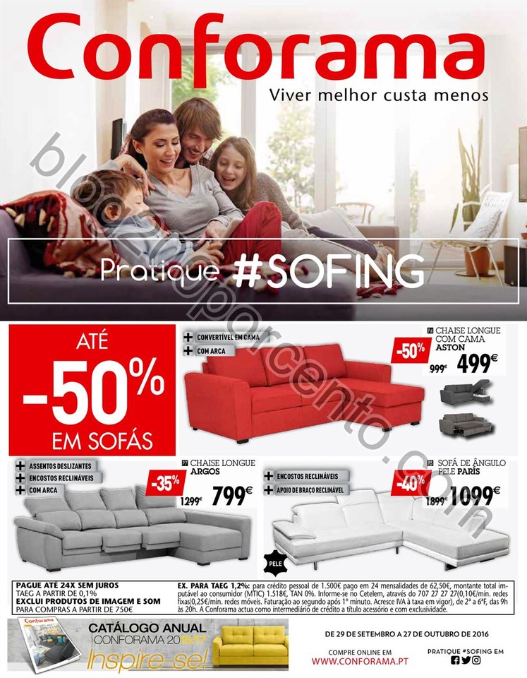 Antevisão Folheto CONFORAMA Promoções de 29 set