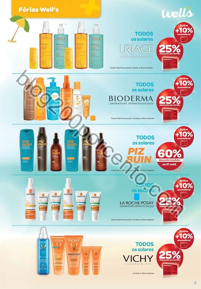 Novo Folheto WELLS promoções de 26 julho a 22 ag