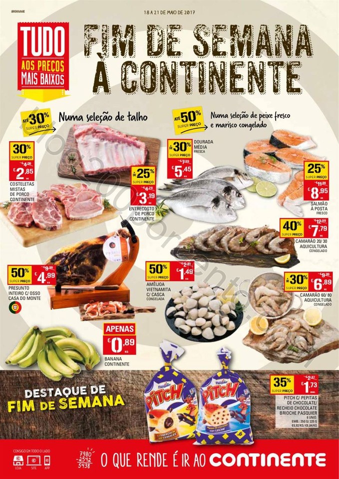 Antevisão Folheto CONTINENTE Fim de semana de 18 