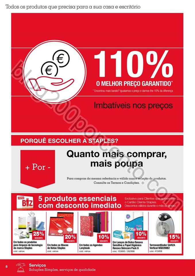 Antevisão Folheto II STAPLES Promoções de 29 de