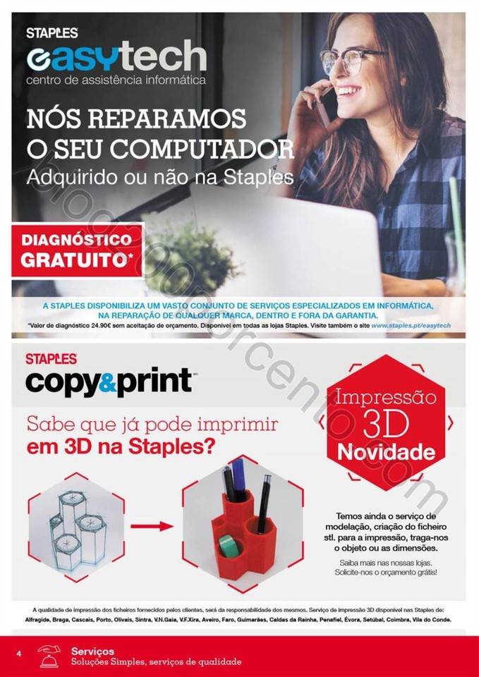 Antevisão Folheto STAPLES Promoções de 31 maio 