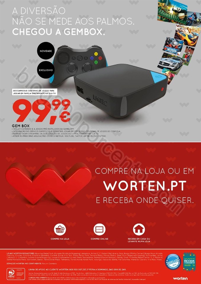 Antevisão Folheto WORTEN Promoções de 22 setemb