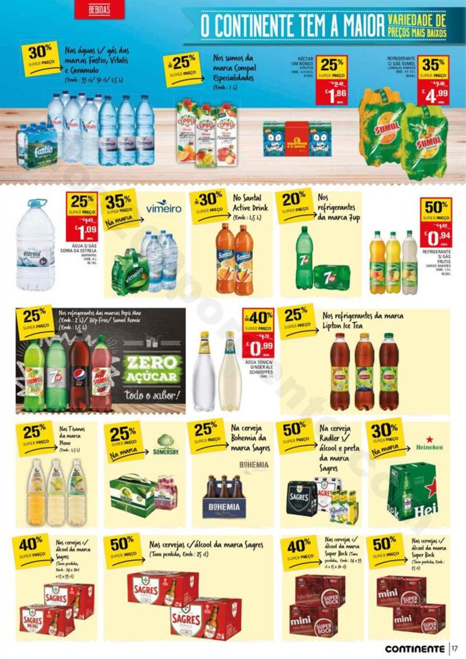 Antevisão Folheto CONTINENTE Promoções de 17 a 