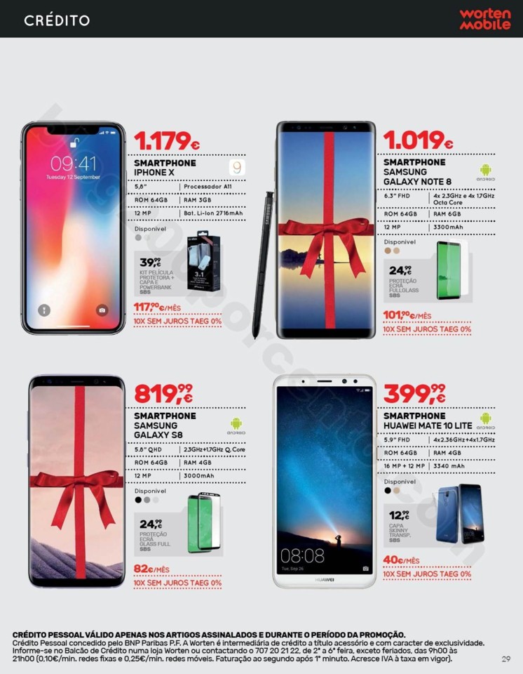 Antevisão Folheto WORTEN Mobile Promoções de 12
