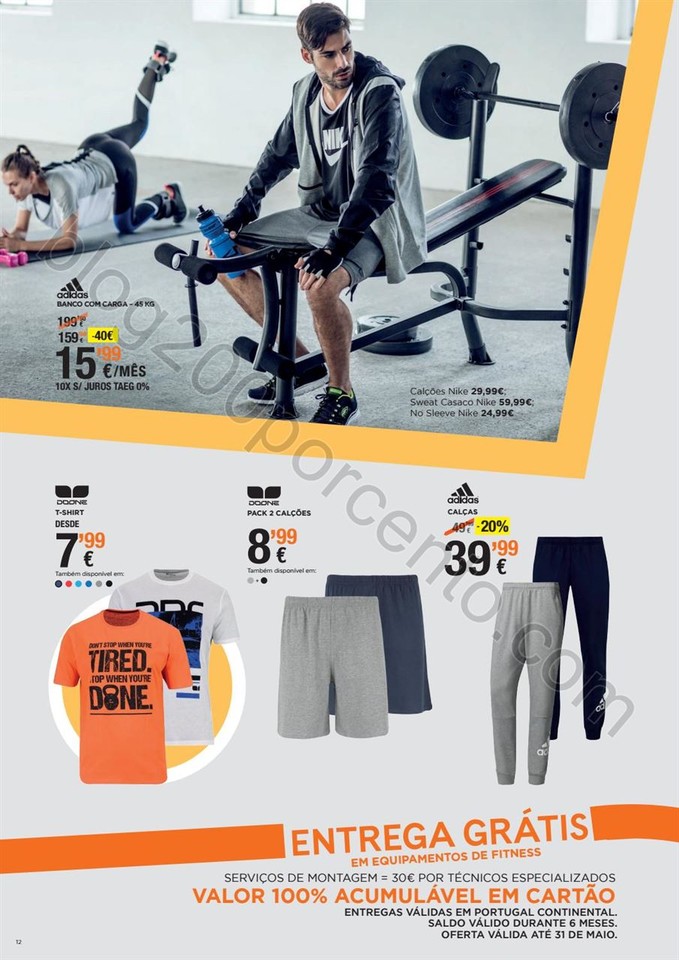 Antevisão Folheto SPORT ZONE Fitness de 30 março