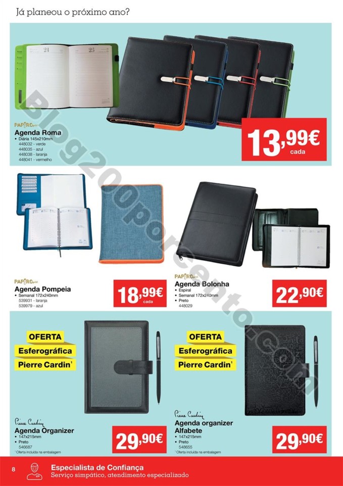 Antevisão Folheto STAPLES Agendas promoções de 
