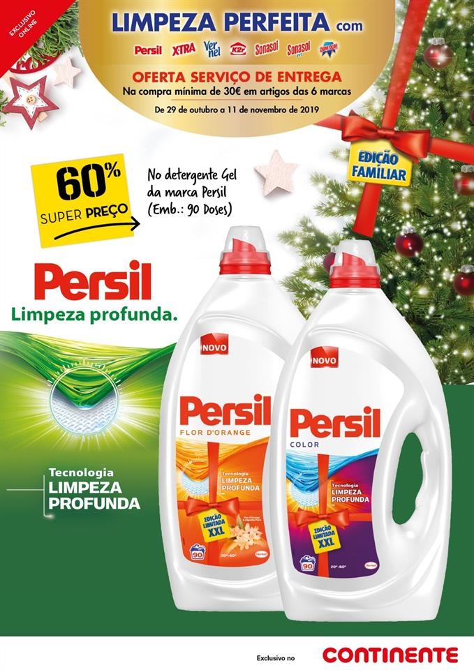 Especial Limpeza Continente 29 outubro a 11 novemb