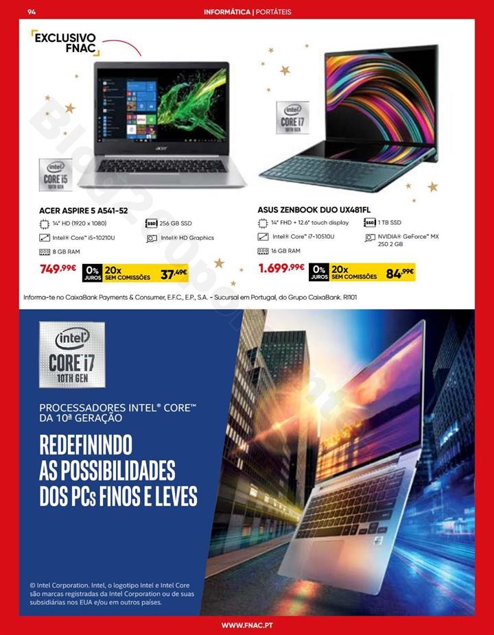 Antevisão Folheto FNAC Natal Tecnologia Promoçõ