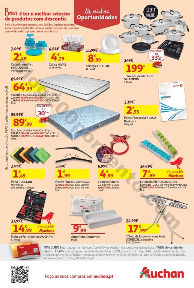 Antevisão Folheto AUCHAN 25 dias - promoções de