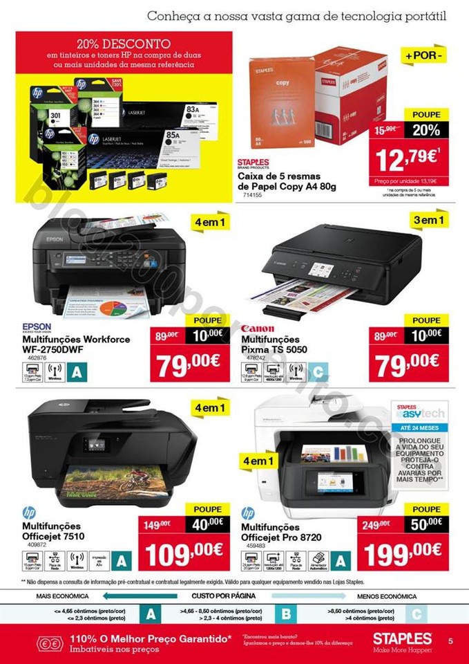 Antevisão Folheto STAPLES Promoções de 14 a 20 