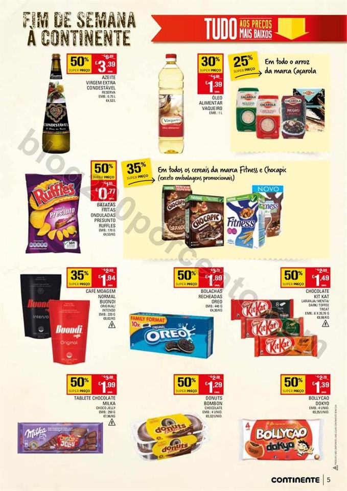 Antevisão Folheto CONTINENTE Fim de semana de 9 a
