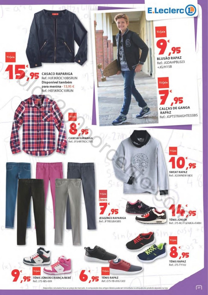 Antevisão Folheto E-LECLERC Regresso às aulas de