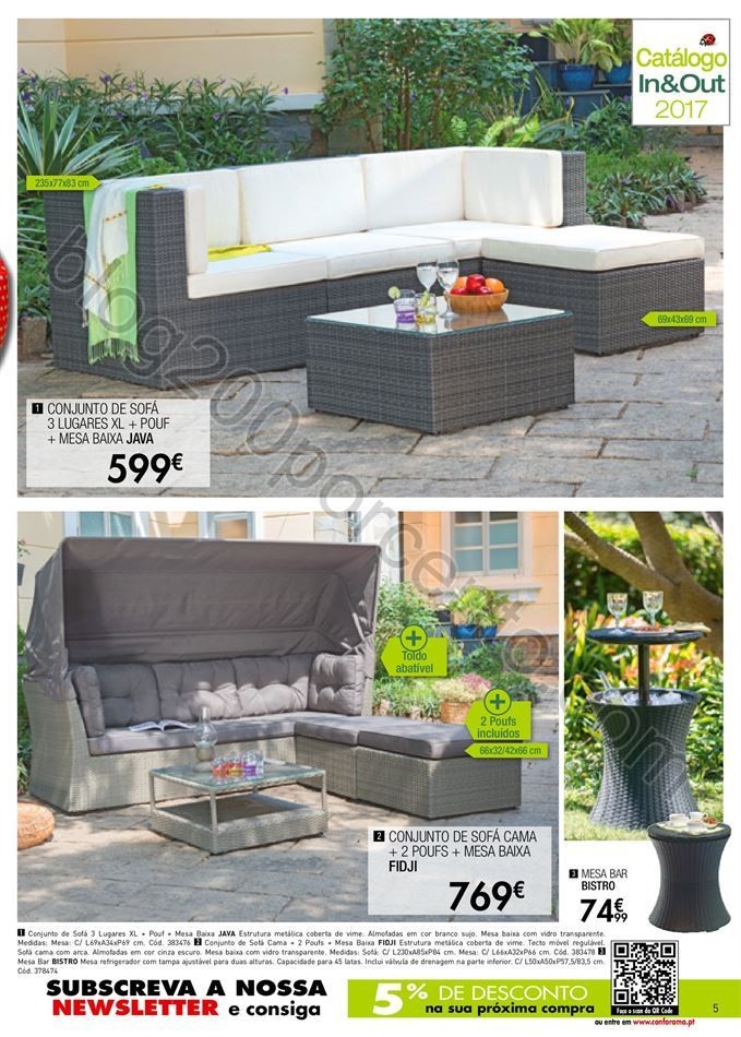 Antevisão Folheto CONFORAMA In&amp;Out de 6 abril a 2