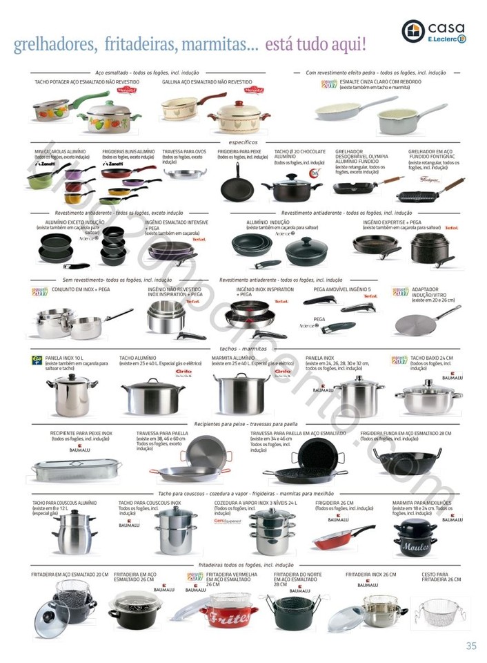 Casa E-LECLERC 2017 promoções até 31outubro p35