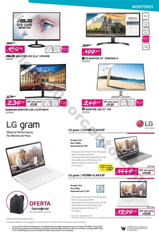 Antevisão Folheto RADIO POPULAR Especial Regresso