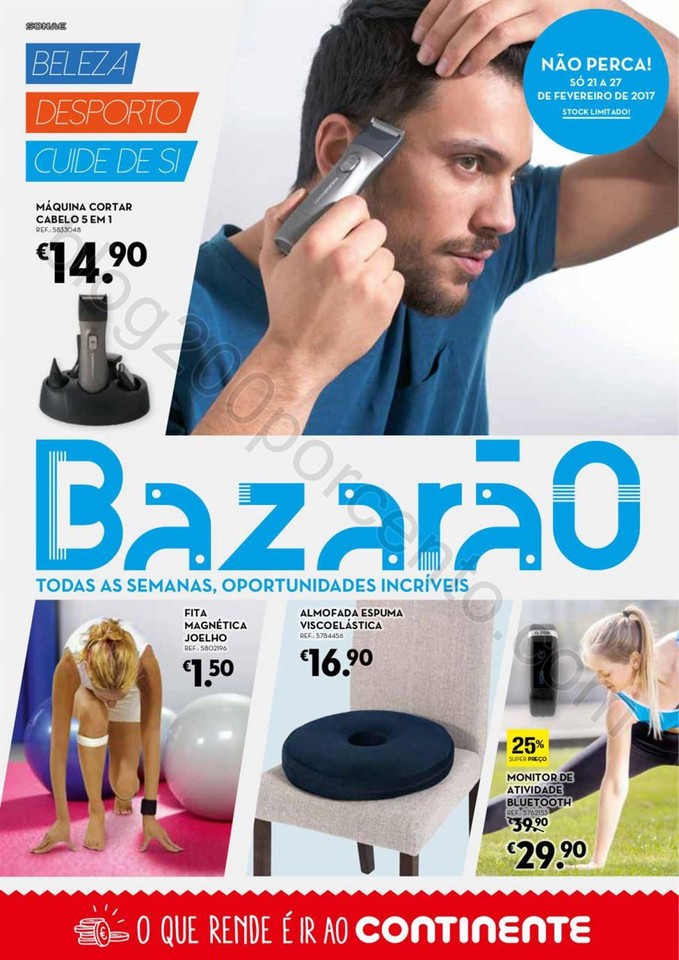 Antevisão Folheto CONTINENTE Bazarão promoções