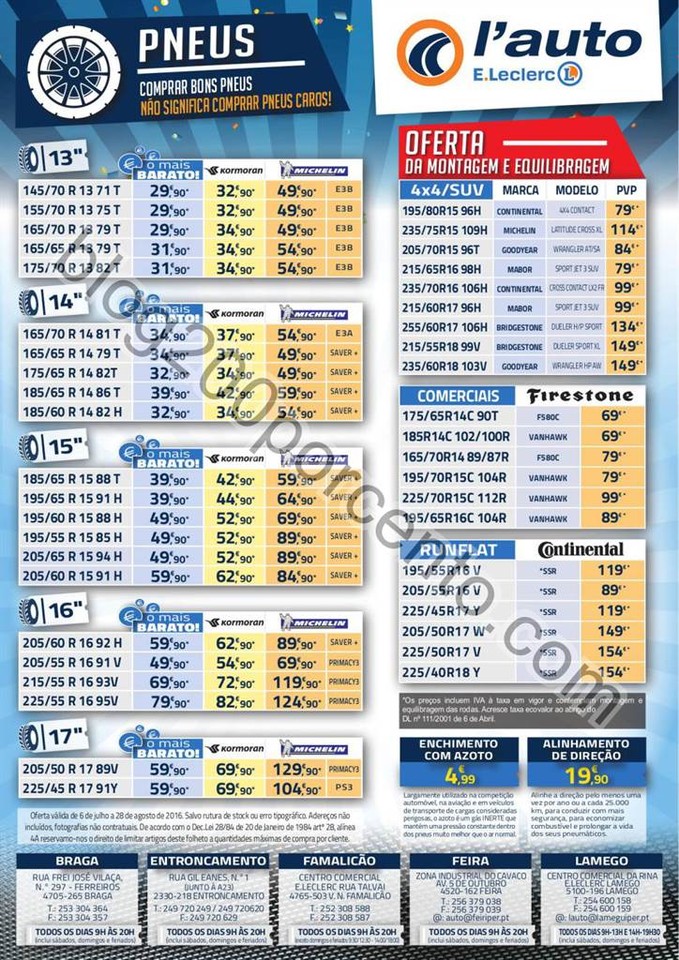 Antevisão Folheto E-LECLERC Aniversário Auto pro